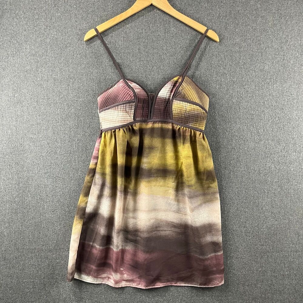Xhilaration NWOT Mini Dress Adjustable Straps Flowy Lightweight Boho Casual L